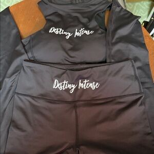 Black Destiny Intense Activewear Set